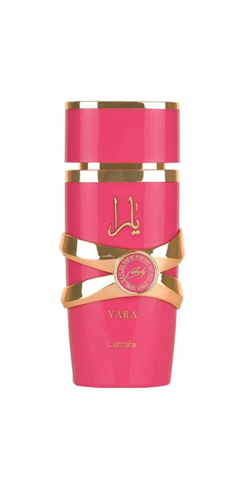 Lattafa Yara Candy - Vanilla, Fruity, Citrus, Floral - Eau de Parfum Long-Lasting Fragrance for Women, 3.40 Ounce / 100 ml