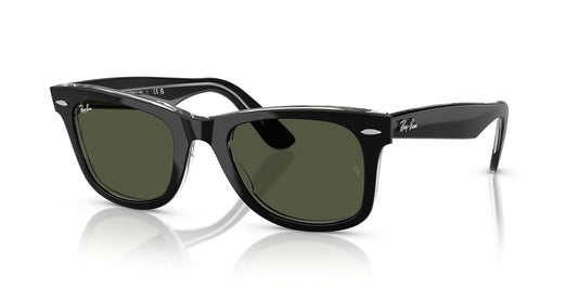 Ray-Ban RB2140 Original Wayfarer Square Sunglasses, Black/G-15 Green, 54 mmRay-Ban RB2140 Original Wayfarer Square Sunglasses, Black/G-15 Green, 54 mm
