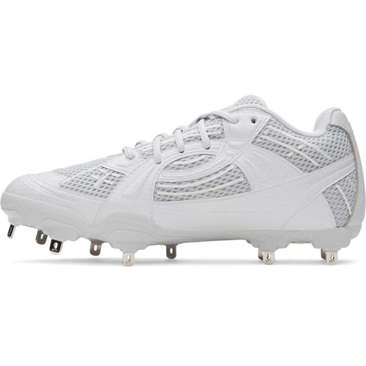 Under Armour Women's Glyde Sola Pro MT Softbal r l Cleats, (014) Halo Gray/White/Halo Gray, 9, USUnder Armour Women's Glyde Sola Pro MT Softball Cleats, (014) Halo Gray/White/Hal…