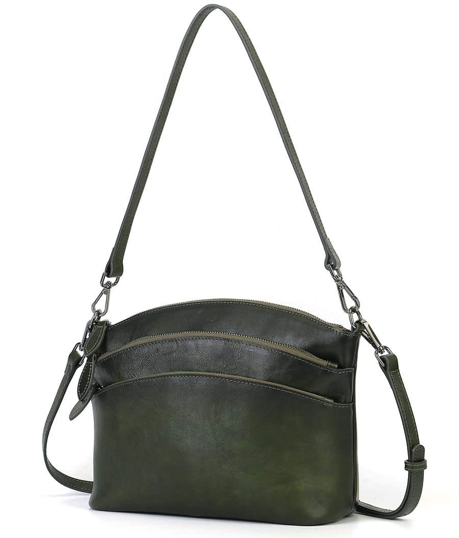 Genuine Leather Purses for Women Vintage Crossbody Bags for Women Hand Bags Women's Shoulder Handbags | Genuine Leather