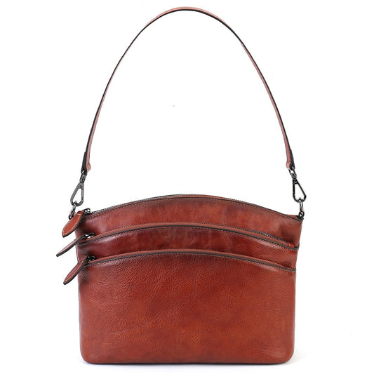 Genuine Leather Purses for Women Vintage Crossbody Bags for Women Hand Bags Women's Shoulder Handbags | Genuine Leather