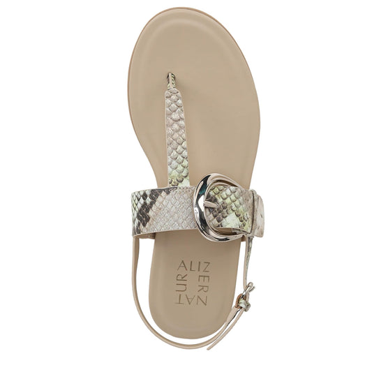 Naturalizer Womens Taylor T-Strap Slingback Flat Sandal Dark Gold Metallic 9 MNaturalizer Womens Taylor T-Strap Slingback Flat Sandal Dark Gold Metallic 9 M open box