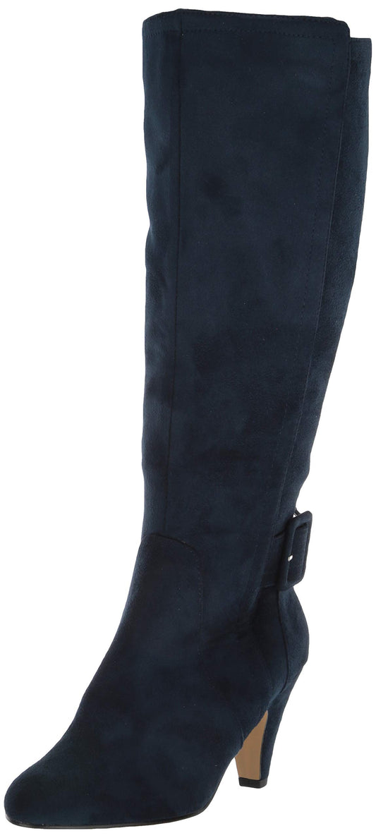 Women's Troy II dress boot Boot, Navy Suede, 8.5 N USWomen's Troy II dress boot Boot, Navy Suede, 8.5 N US
