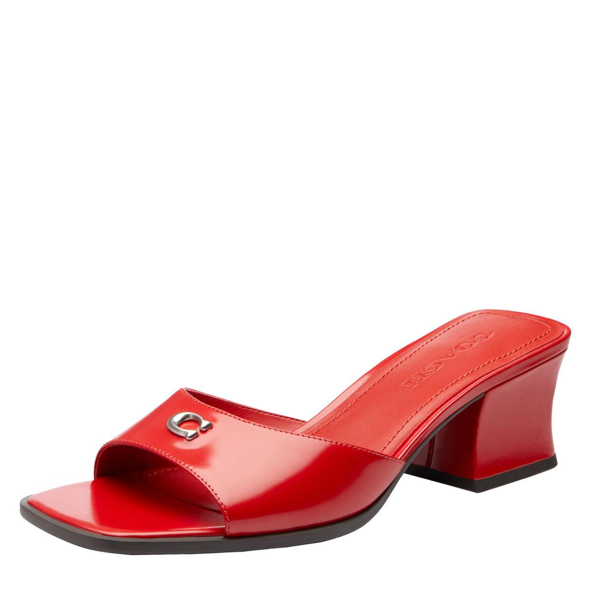 COACH CAS87 PJ6 11 B HOLLY LTH BLCK HEEL Sport Red 11 BCOACH CAS87 PJ6 11 B HOLLY LTH BLCK HEEL Sport Red 11 B