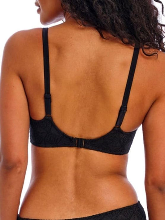 Freya Women's Nomad Nights Underwire Sweetheart Bikini Top Black 34D (Clearance)