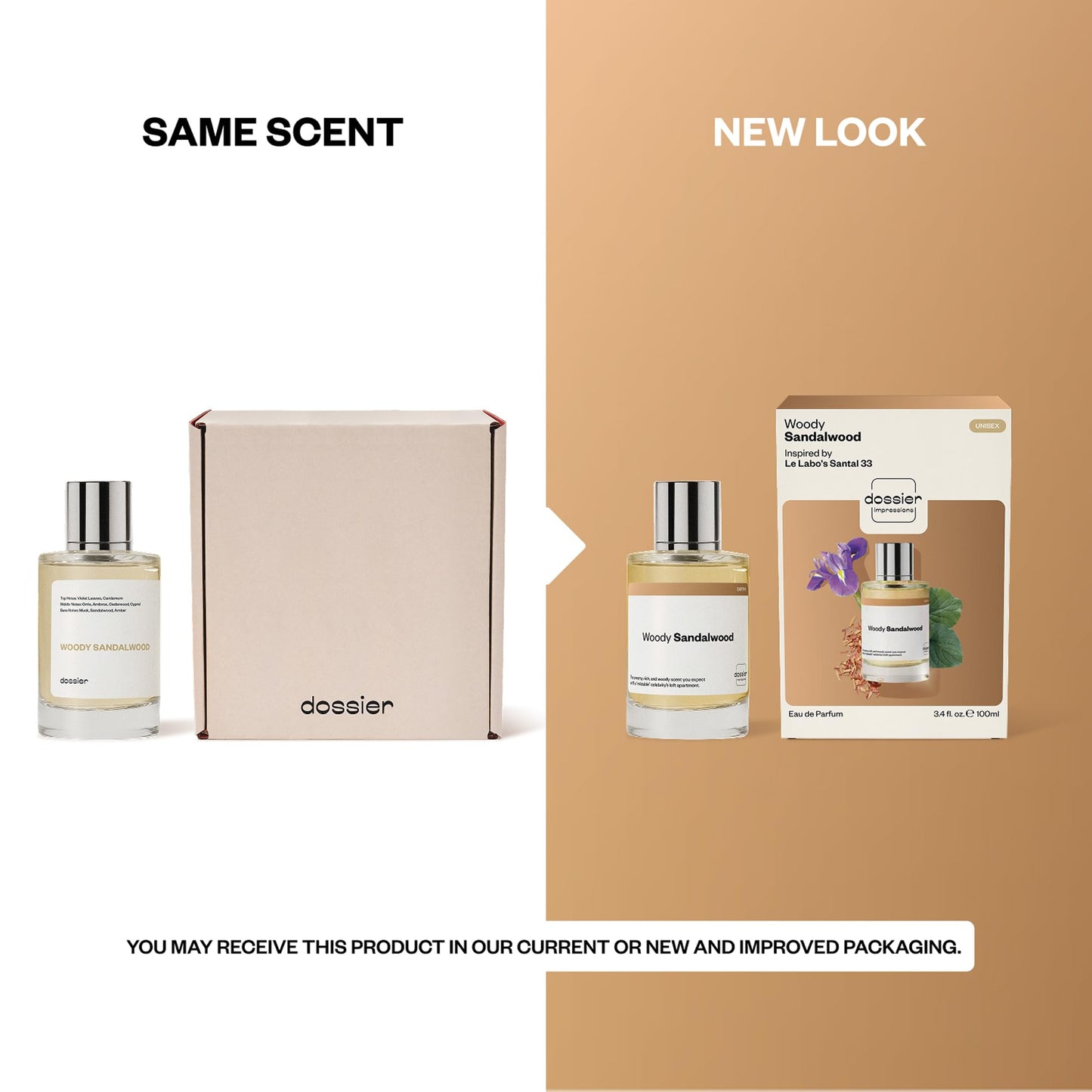 Dossier - Ambery Vanilla - Eau de Parfum - Vanilla Perfume - Inspired by Black Opium - Long-Lasting Fragrance - Feminine - 1.7 fl oz (50ml)