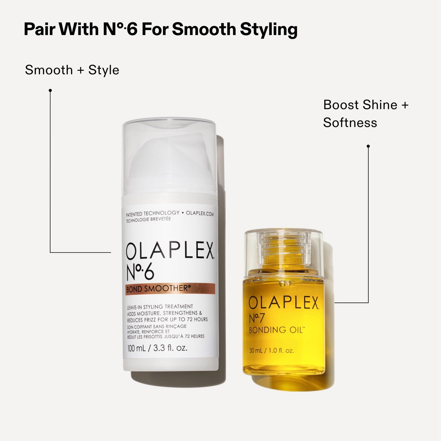 Olaplex N°.7 Bonding Oil: High Shine | Heat Protectant, Visibly Smooths & Softens Hair, Added Color Vibrancy, Up to 72 Hour Frizz Control | For Coily, Curly, Straight, and Wavy