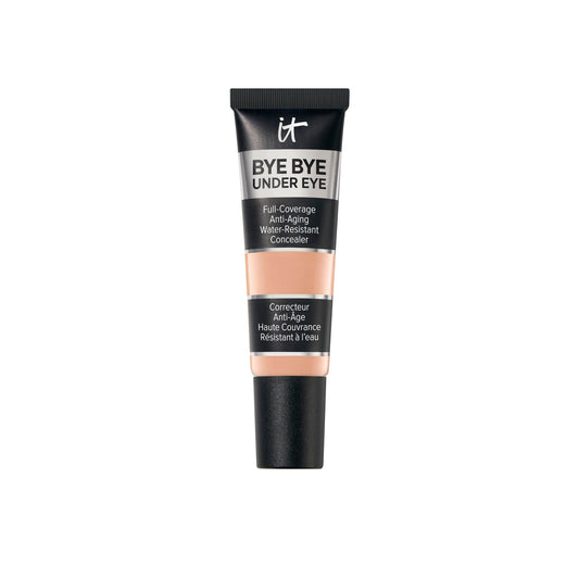 IT Cosmetics Bye Bye Under Eye Concealer - Water-Resistant, 24H Full Coverage Brightening Concealer For Dark Circles, Fine Lines, Redness & Discoloration, Anti-Aging Color Correcting Cream - 0.4 fl oz