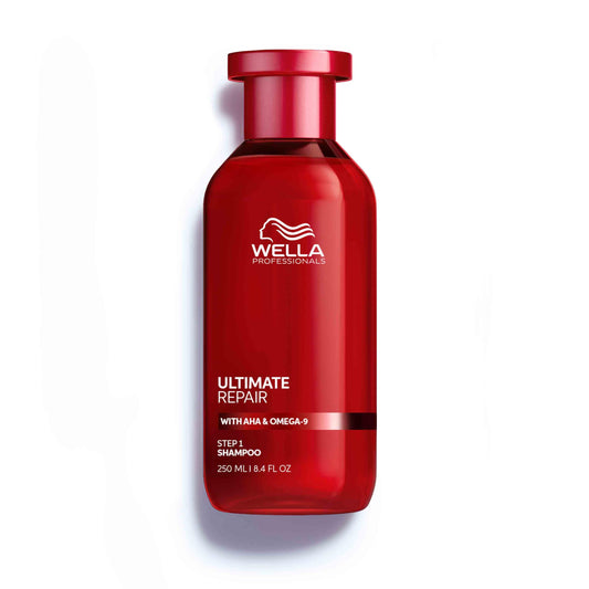 Wella Professionals ULTIMATE REPAIR Shampoo for Damaged Hair | Repairs, Strengthens, & Moisturizes with AHA & Omega-9 | For All Hair Types