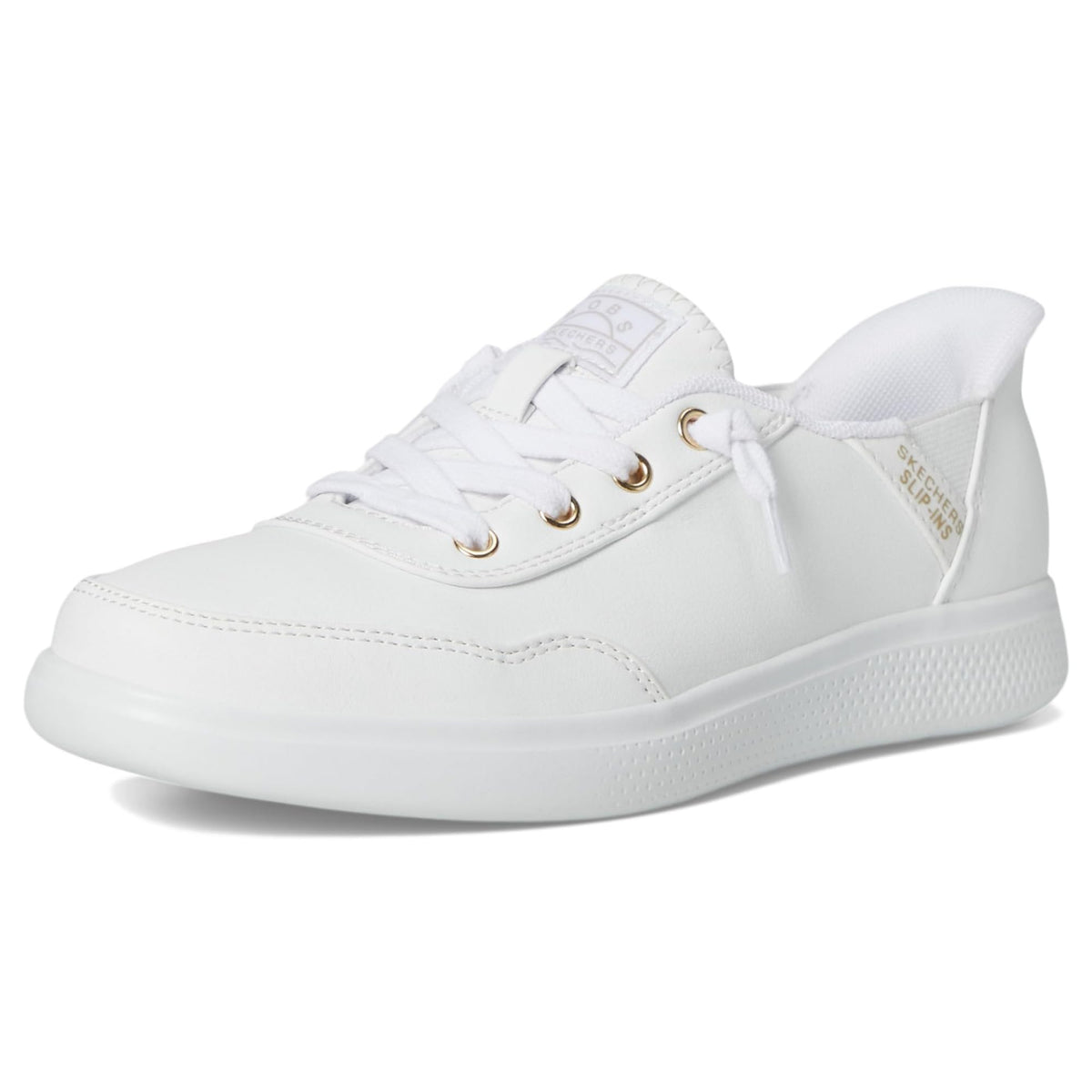 Skechers Women's Hands Free Slip-Ins Bobs Skip – B Cute Classic, White, 8 WideSkechers Women's Hands Free Slip-Ins Bobs Skip – B Cute Classic, White, 8 Wide
