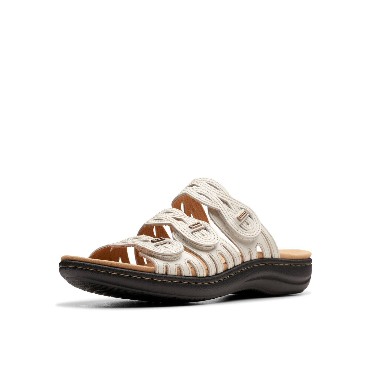 Clarks Collection Women's Laurieann Ruby Flat Sandal, Off White Leather, 8.5 Medium USClarks Collection Women's Laurieann Ruby Flat Sandal, Off White Leather, 8.5 Medium…