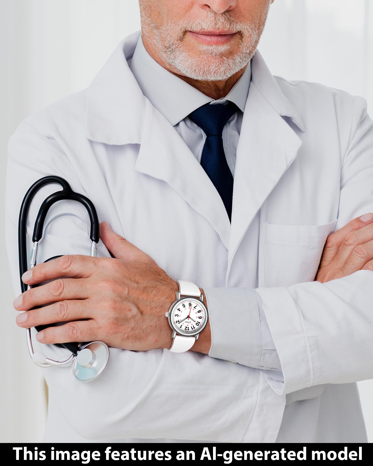 CIVO Nurse Watches for Women Men: Analog Waterproof Watch with Easy Read Dial Second Hand - Gifts for Nurses Medical Student Doctors