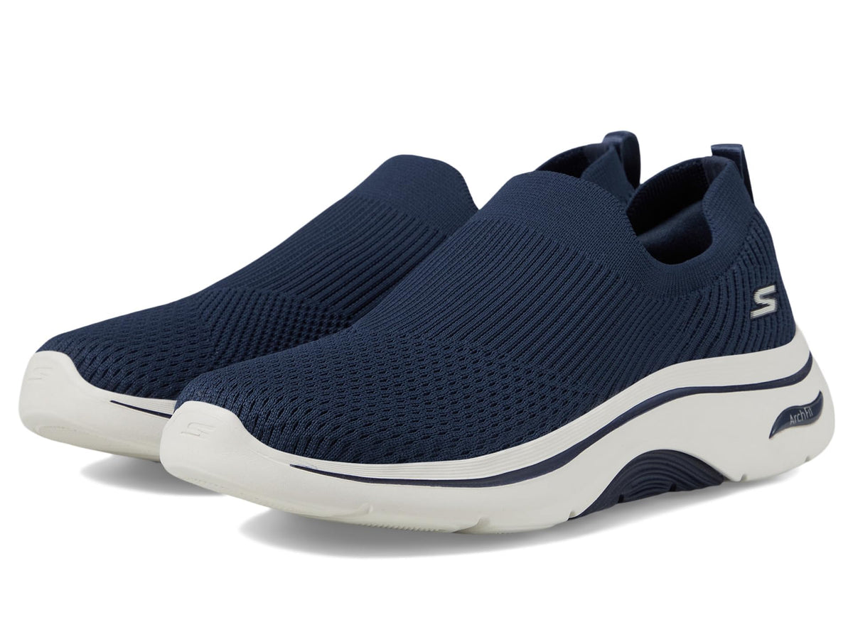 Skechers Women's Go Walk Arch Fit 2.0 - Paityn Sneaker, Navy/White, 10Skechers Women's Go Walk Arch Fit 2.0 - Paityn Sneaker, Navy/White, 10