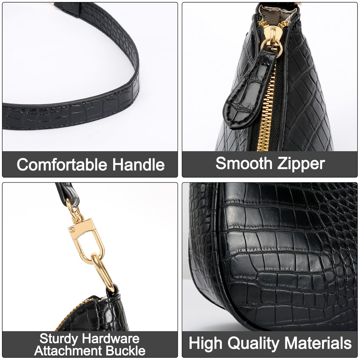KKXIU Shoulder Bag for Women Cute Hobo Purses and Handbags Retro Clutch Underarm Purse | Cute