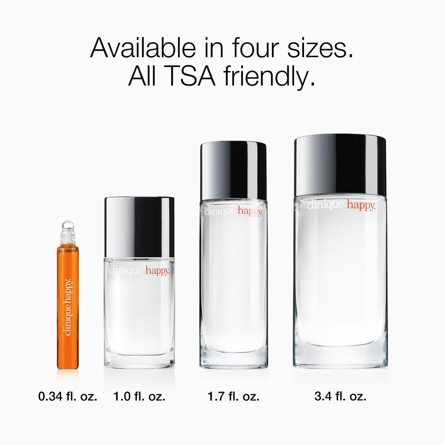 Clinique Happy Eau de Parfum Spray | Notes of Grapefruit, Bergamot, Hawaiian Wedding Flower + Spring Mimosa | Perfumes for Women
