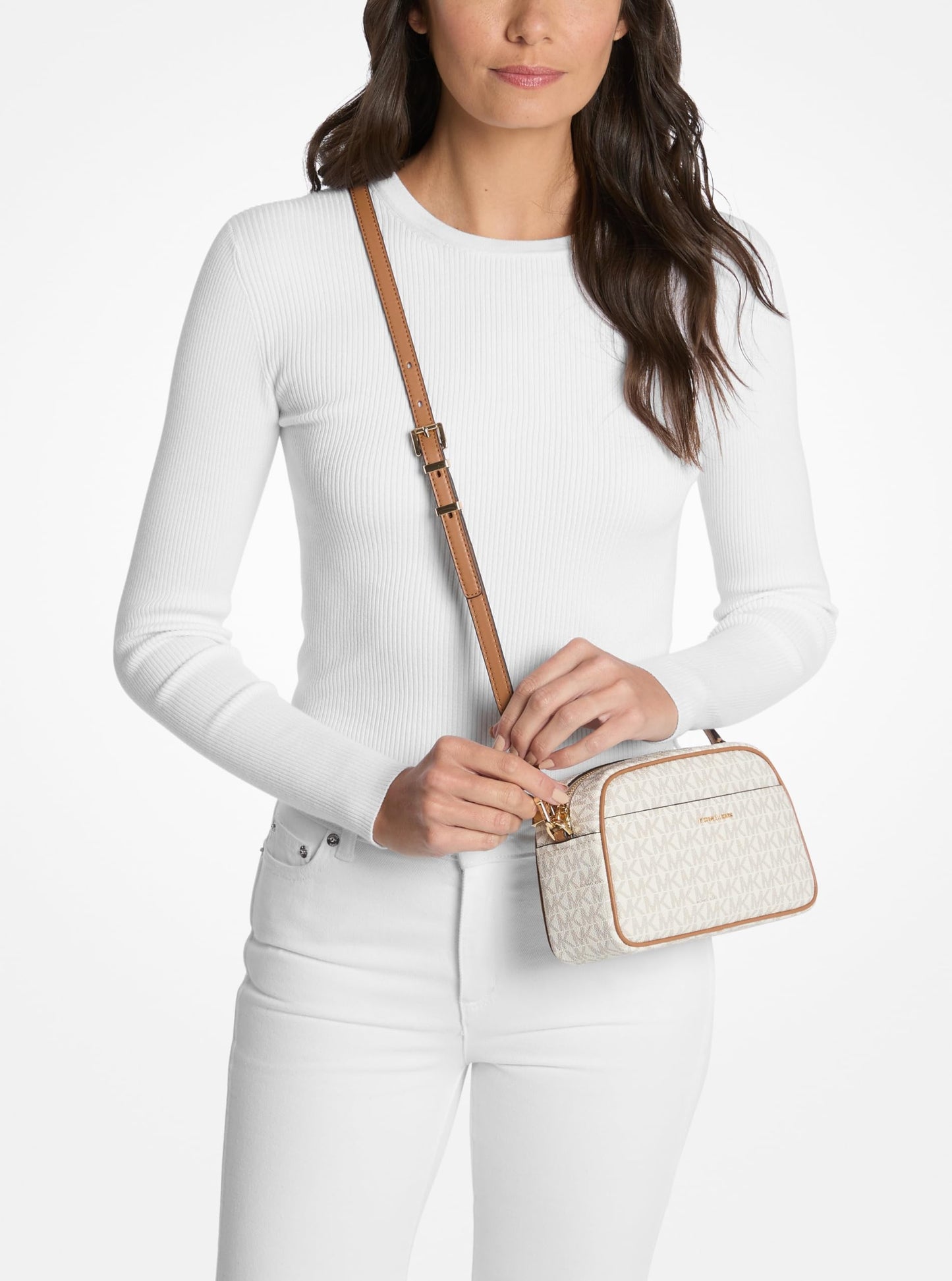 Michael Kors Women's Jet Set Small Camera Crossbody