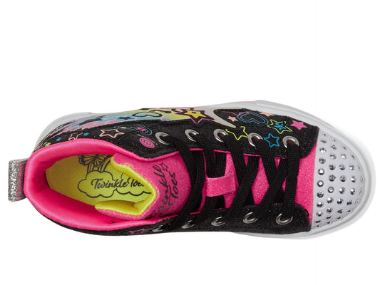 Skechers Kids Twinkle Toes Twinkle Sparks - Galaxy Glitz Sneaker, Black/Multi,12.5 Little KidSkechers Kids Twinkle Toes Twinkle Sparks - Galaxy Glitz Sneaker, Black/Multi,12.5 Little…