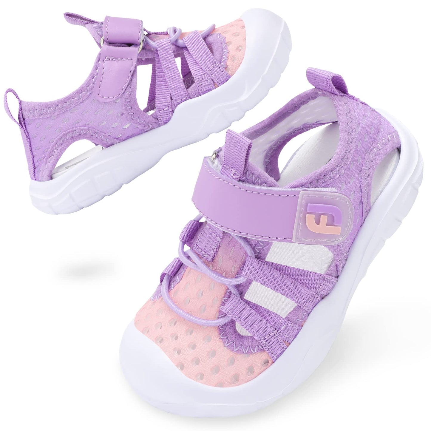 Girl Water Shoes Summer Sandals Soft Toddler Water Shoes Beach Swim Barefoot Shoes Sandals Mesh Sneakers Non-Slip Walking Shoes 8 Toddler Purple ScaleGirl Water Shoes Summer Sandals Soft Toddler Water Shoes Beach Swim Barefoot Shoes Sa…