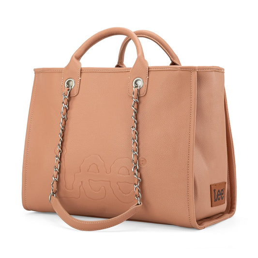Lee Large Shoulder Tote Bag for Women Vegan Leather Top-Handle Bag
