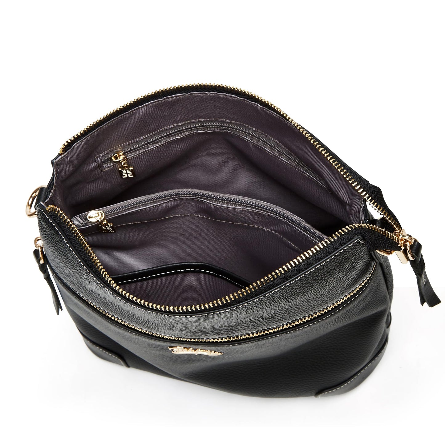 BOYATU Leather Crossbody Bag for Women: Designer Shoulder Purse for Travel - Trendy Genuine Leather Handbag for Everyday