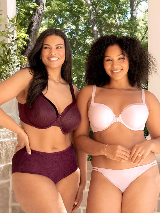 Vanity Fair Women's Illumination Full Figure Zoned-In Support Bra 76338, Rose Beige, 44C (Clearance)