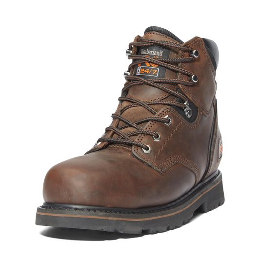 Timberland PRO Men's Pit Boss 6 Inch Steel Safety Toe Industrial Work Boot, Brown-2024 New, 12Tim berland PRO Men's Pit Boss 6 Inch Steel Safety Toe Industrial Work Boot, Brown-20…