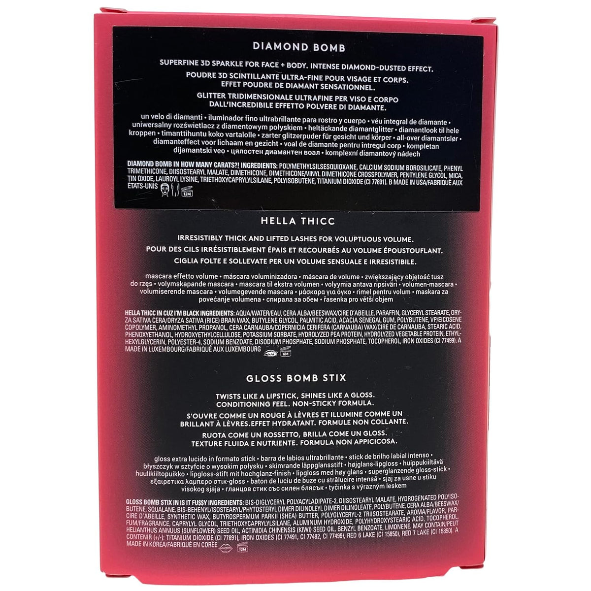 FENTY BEAUTY Fenty's Finest Limited Edition 3-Piece Set - Mini Hella Thicc Mascara, Diamond Bomb Veil & Gloss Bomb Stix