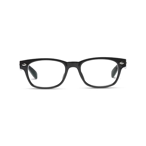 Peepers Blue Light Reading Glasses for Men +1.50, Black, Clark FocusPeepers Blue Light Reading Glasses for Men +1.50, Black, Clark Focus