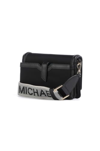 MICHAEL Michael Kors Jet Set Small Phone Web Strap Crossbody Michael Kors Jet Set Small Phone Crossbody Bag, Silver-Tone Hardware/Signature w/Logo Webbing Strap/RosewoodMichael Kors Jet Set Small Phone Crossbody Bag, Silver-Tone Hardware/Signature w/Lo…