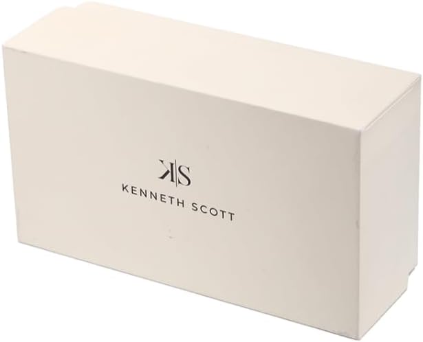 Kenneth Scott Women's Analog Watch 29mm Green Dial Rose Gold Stainless Steel
