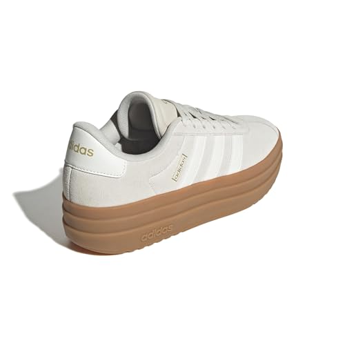 adidas Women's VL Court Bold Sneaker, Grey/Off White/White, 7.5adidas Women's VL Court Bold Sneaker, Grey/Off White/White, 7.5