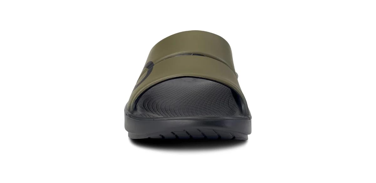 OOFOS OOahh Recovery Slide Sandals For Men & Women (Matte Black, US Footwear Size System, Adult, Women, Numeric, Medium, 11)OOFOS OOahh Recovery Slide Sandals For Men & Women (Matte Black, US Footwear S…
