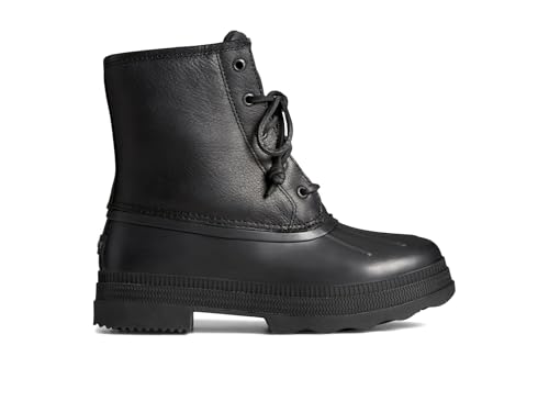 Sperry Women's Saltwater 2.0 Duck Boot, Textile Black, 9.5Sperry Women's Saltwater 2.0 Duck Boot, Textile Black, 9.5