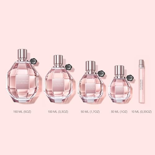 Viktor&Rolf Flowerbomb Eau de Parfum - Warm Floral Perfume for Women 1.7 oz
