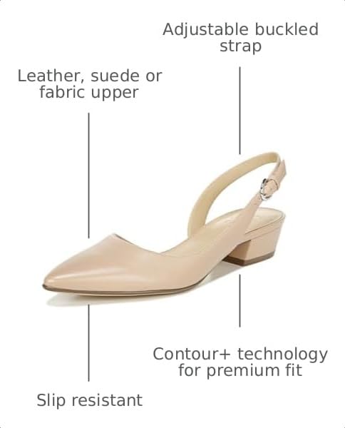 Naturalizer Womens Banks Pump Crème Brulee Beige Leather 8.5 WWNaturalizer Womens Banks Pump Crème Brulee Beige Leather 8.5 WW