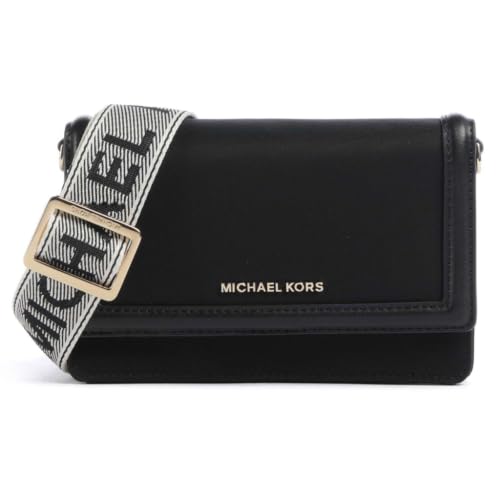 MICHAEL Michael Kors Jet Set Small Phone Web Strap Crossbody Michael Kors Jet Set Small Phone Crossbody Bag, Silver-Tone Hardware/Signature w/Logo Webbing Strap/RosewoodMichael Kors Jet Set Small Phone Crossbody Bag, Silver-Tone Hardware/Signature w/Lo…