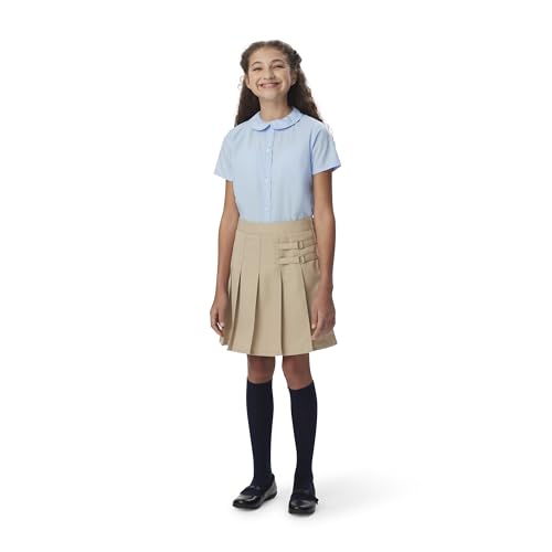 French Toast Girls' Adjustable Waist 2-Tab Scooter, Khaki, 3T