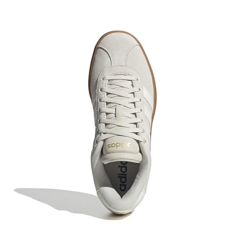 adidas Women's VL Court Bold Sneaker, Grey/Off White/White, 7.5adidas Women's VL Court Bold Sneaker, Grey/Off White/White, 7.5