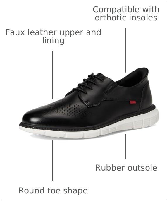 Marc Joseph New York Mens Edward Street Oxfords (Hands-Free Technology), Black, 12, MediumMarc Joseph New York Mens Edward Street Oxfords (Hands-Free Technology), Black, 12,…