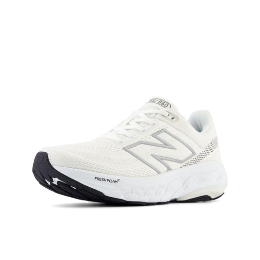 New Balance Women's Fresh Foam X 860 V14 Running Shoe, White/Sea Salt/Black, 11 XWNew Balance Women's Fresh Foam X 860 V14 Running Shoe, White/Sea Salt/Black, 11 XW