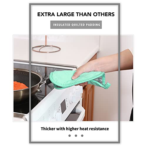 Joyhalo 6 Pack Heat Resistant Pot Holders - Terry Cloth Sets for Cooking & Baking
