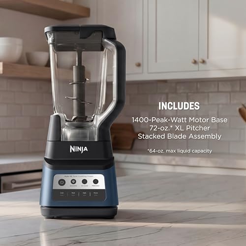 Ninja Professional Plus Blender with Auto-iQ | Smoothie and Ice Cream Maker, Frozen Drink Mixer, Margarita Machine | Total Crushing Pitcher