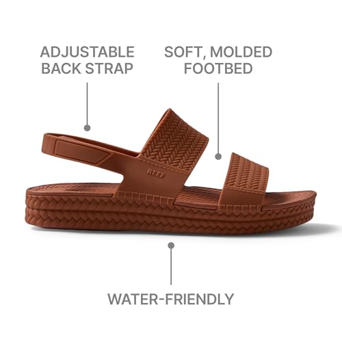 Reef Water Vista Women's Platform Sandal, Water Friendly, Adjustable Strap, Black, 9Reef Water Vista Women's Platform Sandal, Water Friendly, Adjustable Strap, Black, 9