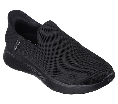 Skechers Men's Go Walk Flex No Hands Hands Free Slip-Ins Sneaker, Black, 10Skechers Men's Go Walk Flex No Hands Hands Free Slip-Ins Sneaker, Black, 10