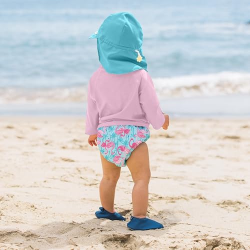Green Sprouts Unisex Baby Pull-up Reusable Absorbent Swim Diaper, White, 18 Month