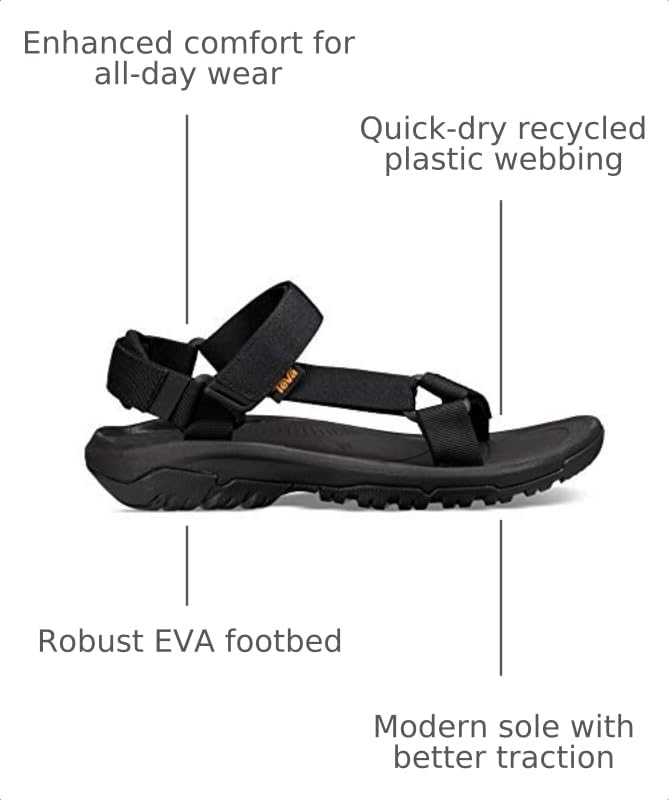 Teva Men's Hurricane XLT2, Black, 12 M USTeva Men's Hurricane XLT2, Black, 12 M US