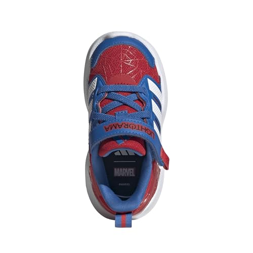 adidas Unisex-Baby Lightorama, White/Purple Burst/Lucid Lemon, 8 adidas Unisex-Baby Lightorama, White/Purple Burst/Lucid Lemon, 8