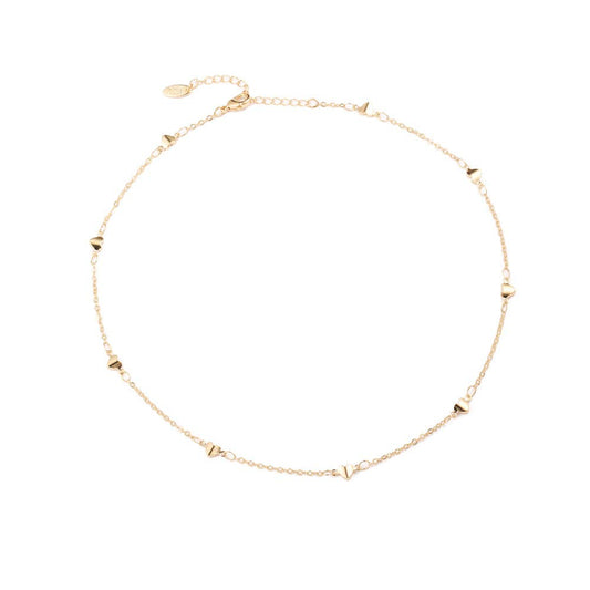 S.J JEWELRY Women Simple Delicate Full Moon 14K Gold Plated/Rose Gold/Silver Plated Layered Pendant Handmade Star Chokers Necklaces