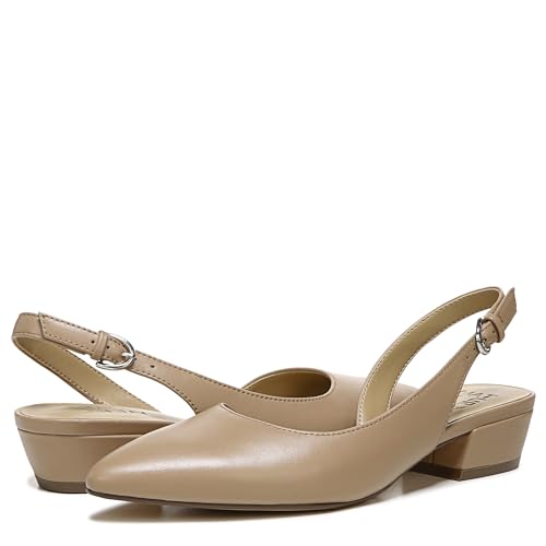 Naturalizer Womens Banks Pump Crème Brulee Beige Leather 8.5 WWNaturalizer Womens Banks Pump Crème Brulee Beige Leather 8.5 WW
