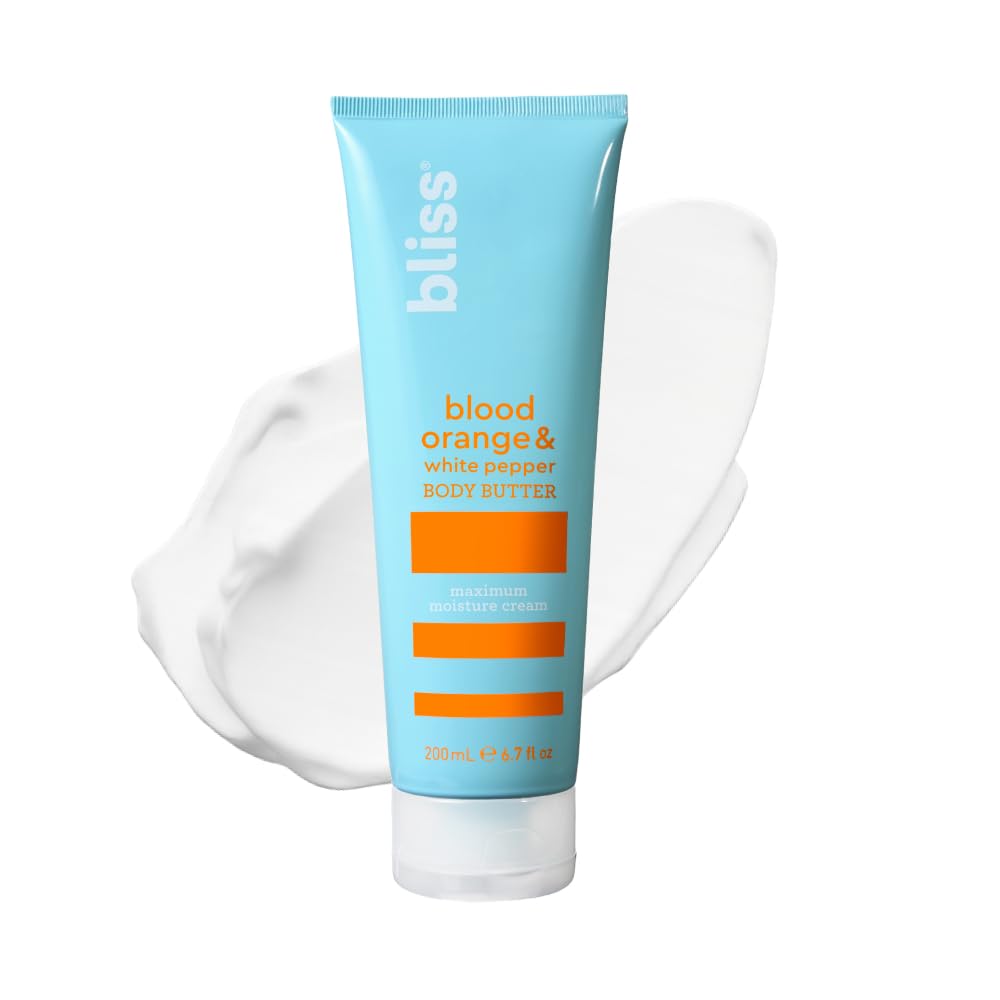 Bliss Lemon and Sage Body Butter - Iconic Scent with Shea Butter and Coconut Oil for Long-Lasting Maximum Moisture - Body Lotion for Smooth, Soft Skin - Vegan and Cruelty-Free - 6.7 Fl Oz